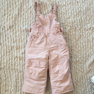 Kids Pink One Piece Snowsuit/New